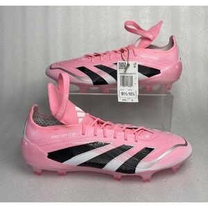 Adidas Predator Elite FT FG David Beckham Beam Pink Cleats JI1094 MEN 9.5 NEW